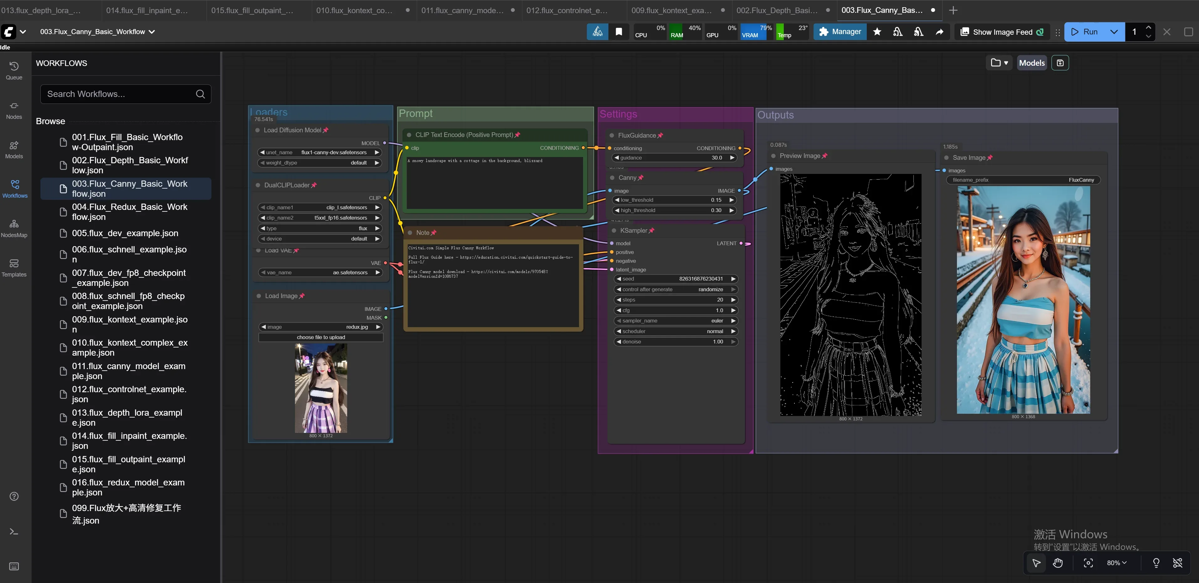 003.Flux_Canny_Basic_Workflow