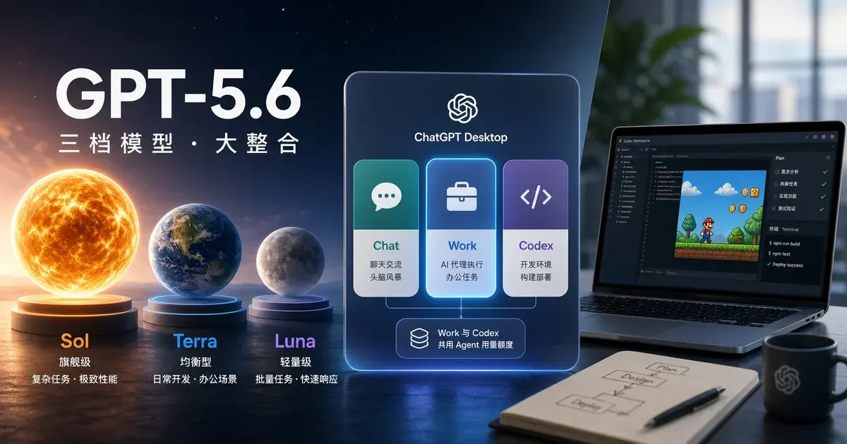 GPT-5.6三档模型与Codex整合解读