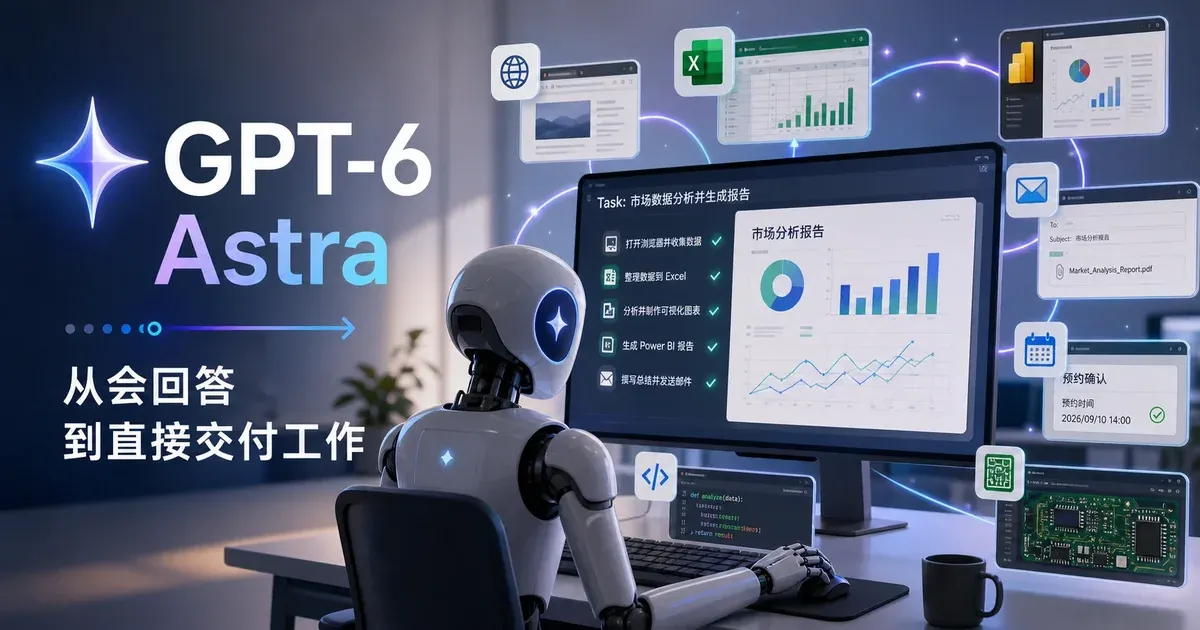 GPT-6 Astra发布：从回答问题到直接交付工作