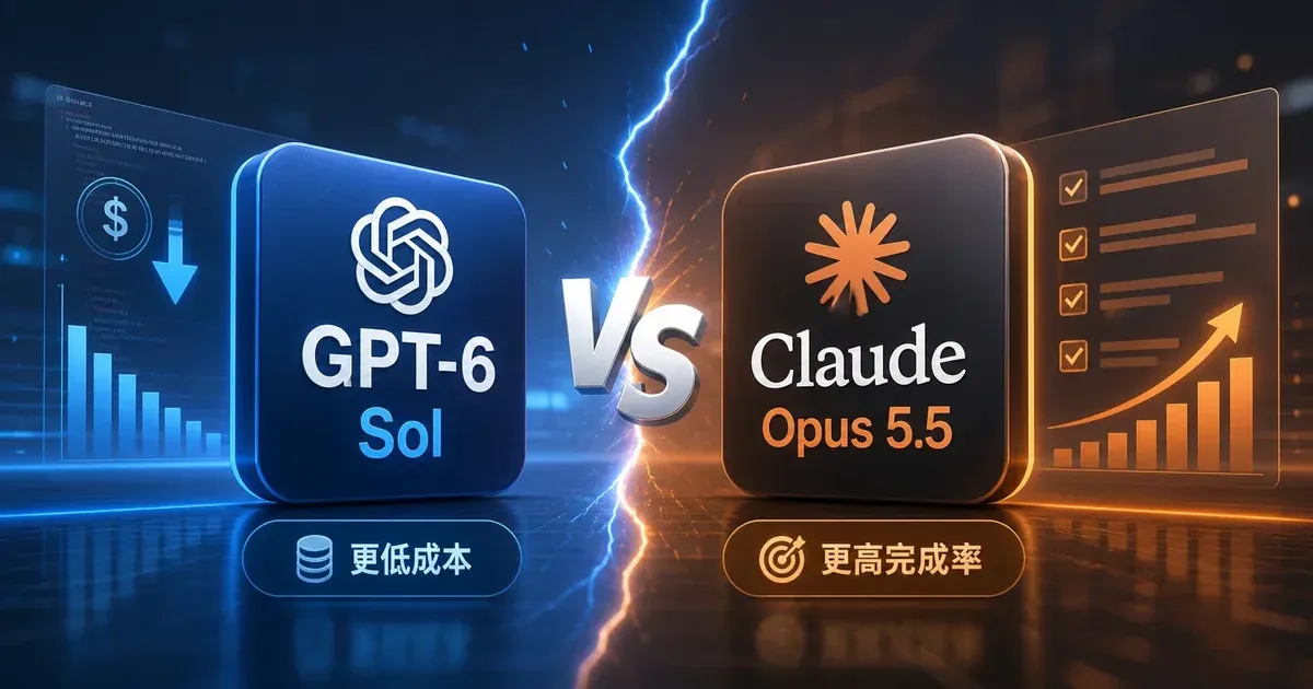GPT-6 Sol 与 Claude Opus 5.5：降价格与提完成率