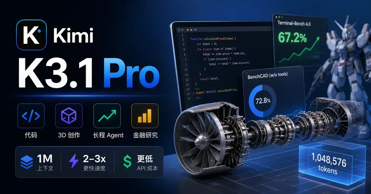 Kimi K3.1 Pro 发布后能力实测